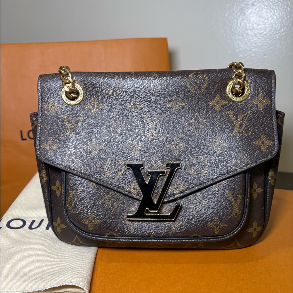 Louis Vuitton Dark Brown Monogram Shoulder Bag